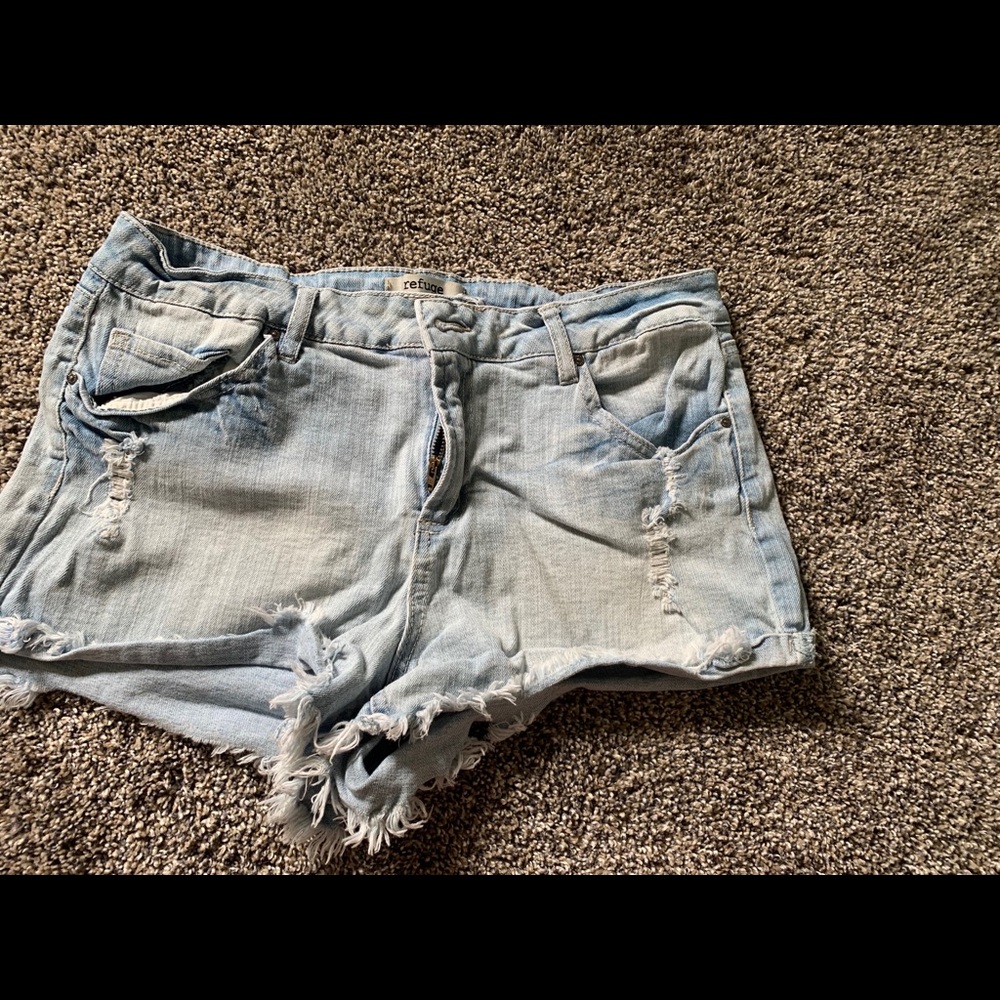Refuge shorts. Light blue. Size 12